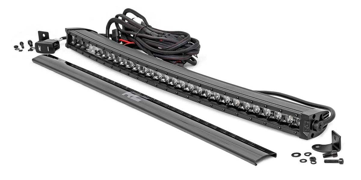 Collingwood ULM345M30 LEDLINE barre LED noire 19W faisceau large de 110DEG  IP65 3000K 230V 400mm